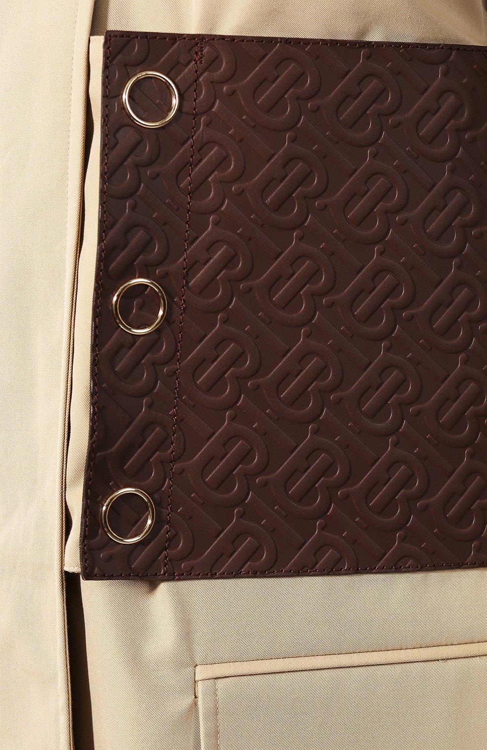 Хлопковый плащ BURBERRY бежевого цвета по цене 208500 руб., арт. 8014410, фото 5 Хлопковый плащ BURBERRY, арт. 8014410, фото 5