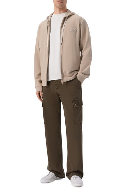 Хлопковая толстовка EMPORIO ARMANI, арт. EM000653/AF19053, фото 2