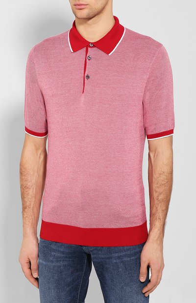 Поло из смеси хлопка и кашемира FIORONI, арт. MK20608C2, фото 3