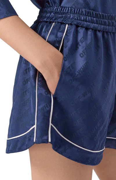 Атласные шорты OFF-WHITE, арт. 0WCB05IF25FAB001, фото 5