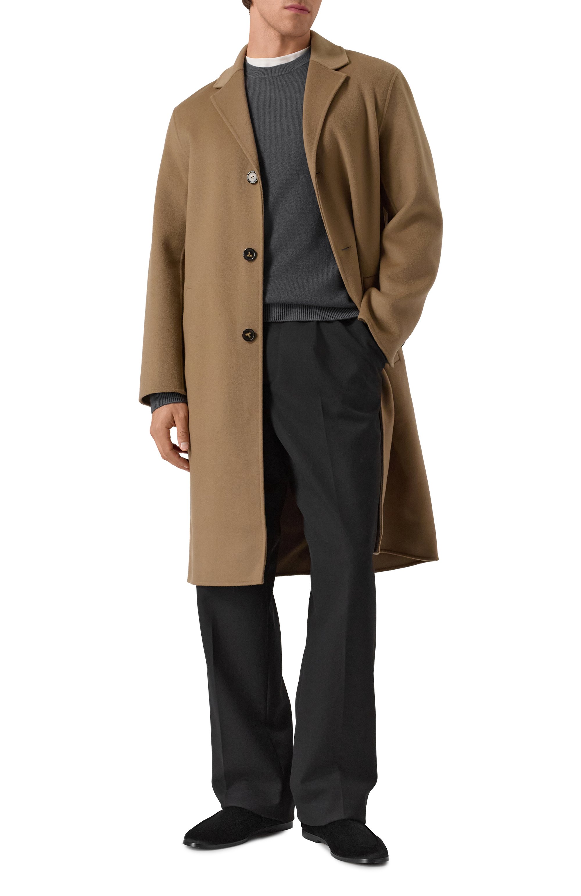 Бархатные лоферы 12 STOREEZ черного цвета по цене 19000 руб., арт. 128500, фото 2 Бархатные лоферы 12 STOREEZ, арт. 128500, фото 2