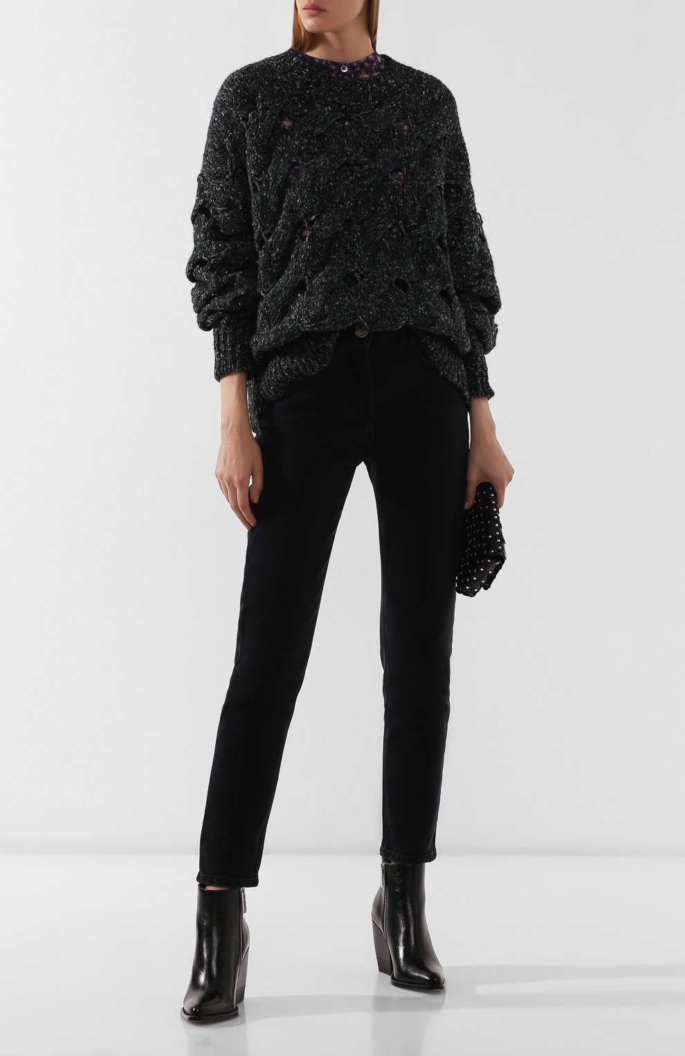 Пуловер фактурной вязки ISABEL MARANT ETOILE, арт. PU1063-19A069E/SESLEY, фото 2