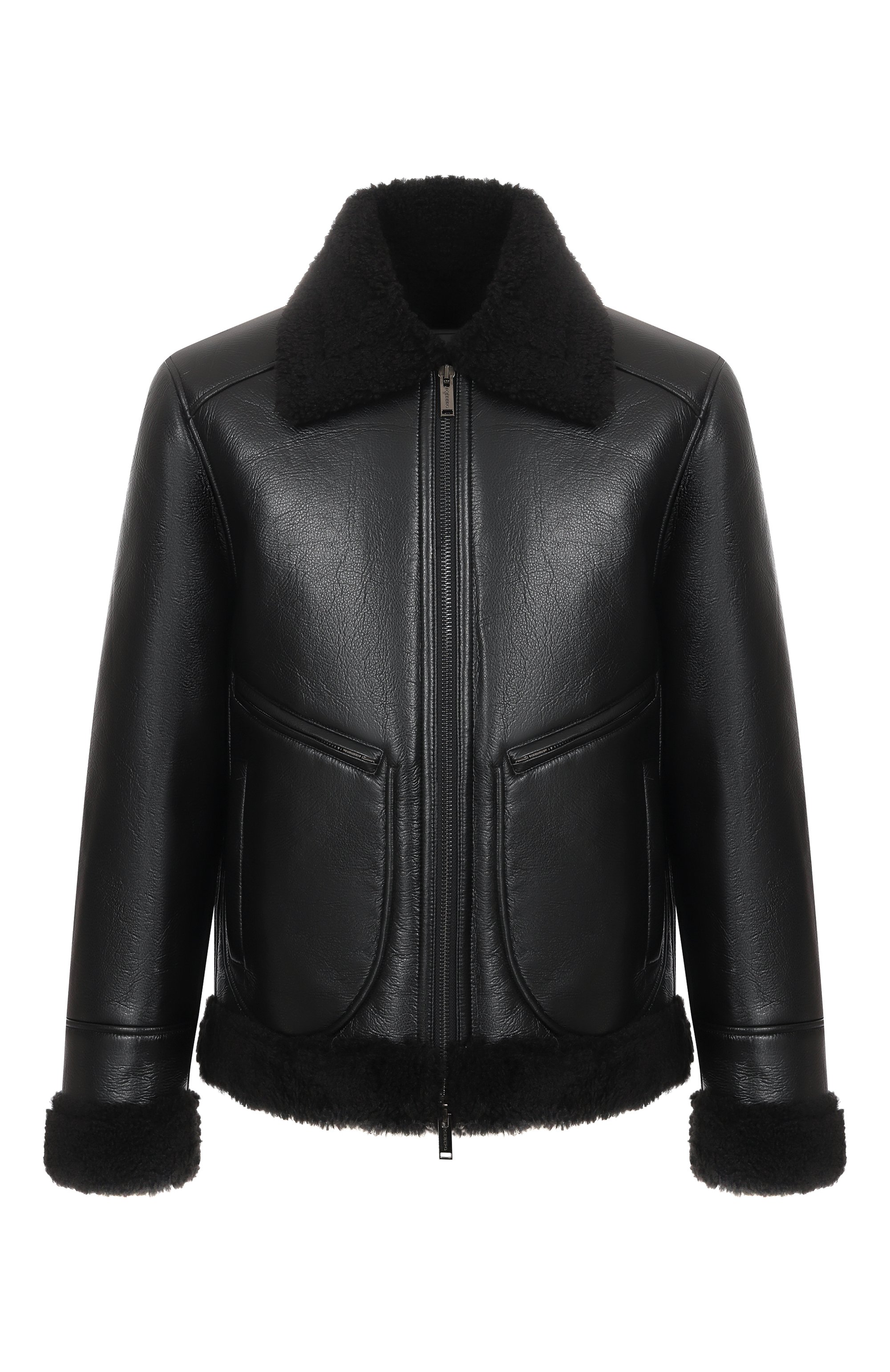 Дубленка ICEBERG черного цвета по цене 62450 руб., арт. 0Z40/6815, фото 1 Дубленка ICEBERG, арт. 0Z40/6815, фото 1