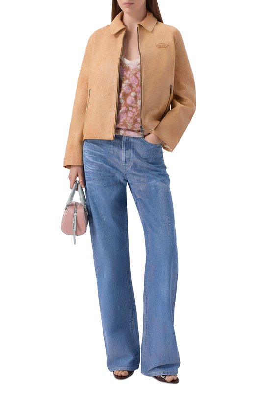 Кожаная куртка Diesel A21895/0AJFV Бежевый  A21895/0AJFV Фото 2