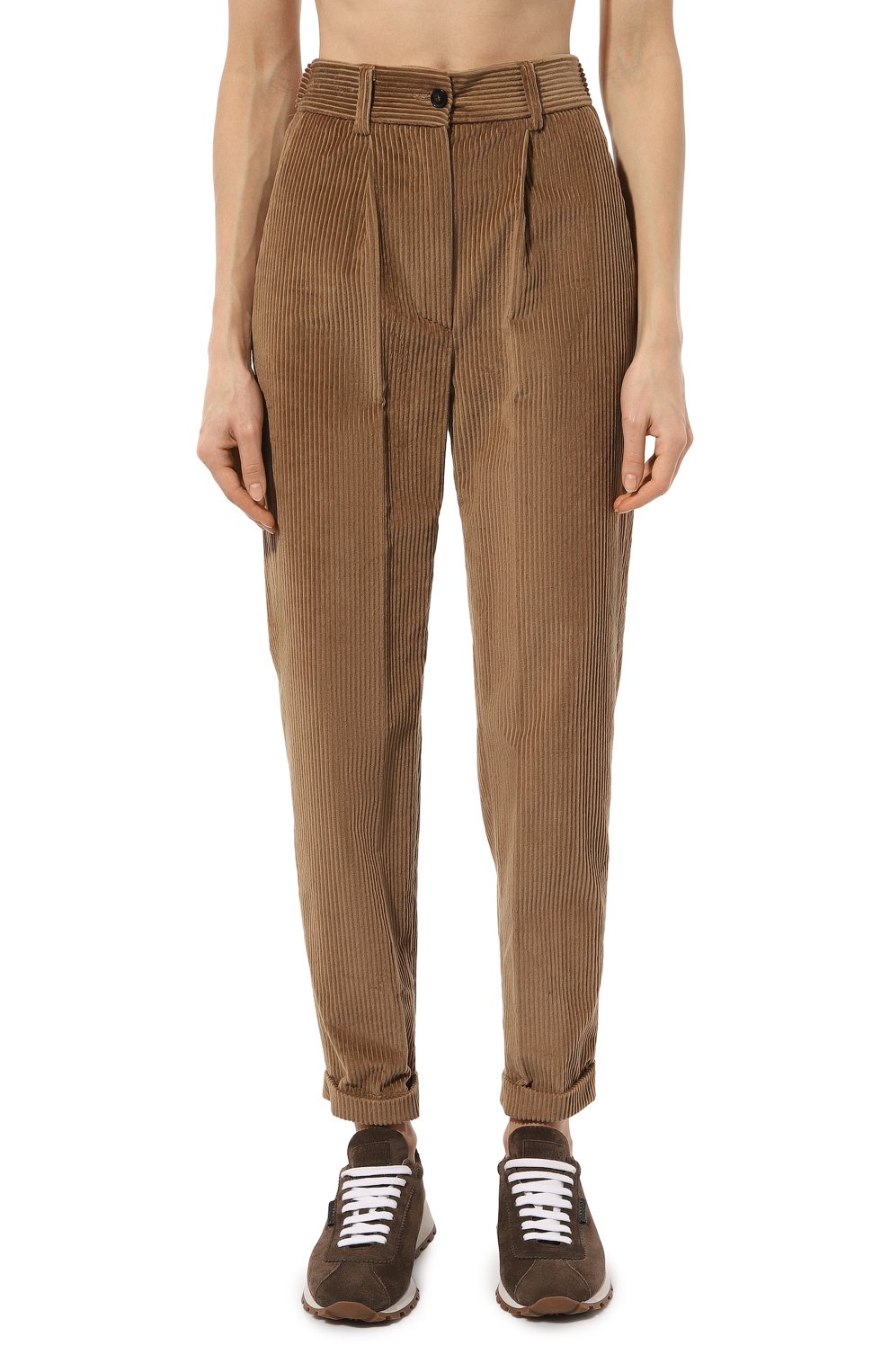 Вельветовые брюки KITON светло-коричневого цвета по цене 74400 руб., арт. D50105K0561B, фото 3 Вельветовые брюки KITON, арт. D50105K0561B, фото 3