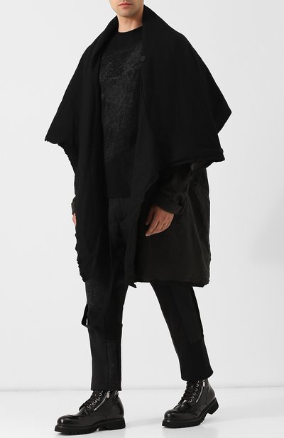 Кожаное пальто свободного кроя (Y) EDITION, арт. Y-UCP P01 0150, фото 2