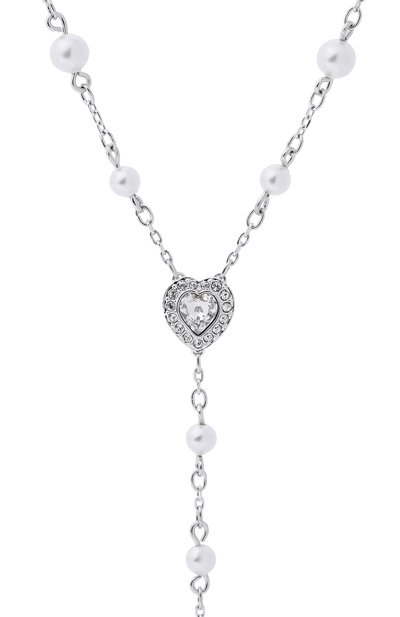 Колье ariana grande x swarovski SWAROVSKI серебряного цвета по цене 29950 руб., арт. 5720855, фото 3 Колье ariana grande x swarovski SWAROVSKI, арт. 5720855, фото 3