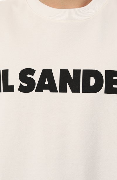 Хлопковый лонгслив JIL SANDER, арт. J22GC0136/J45047, фото 5