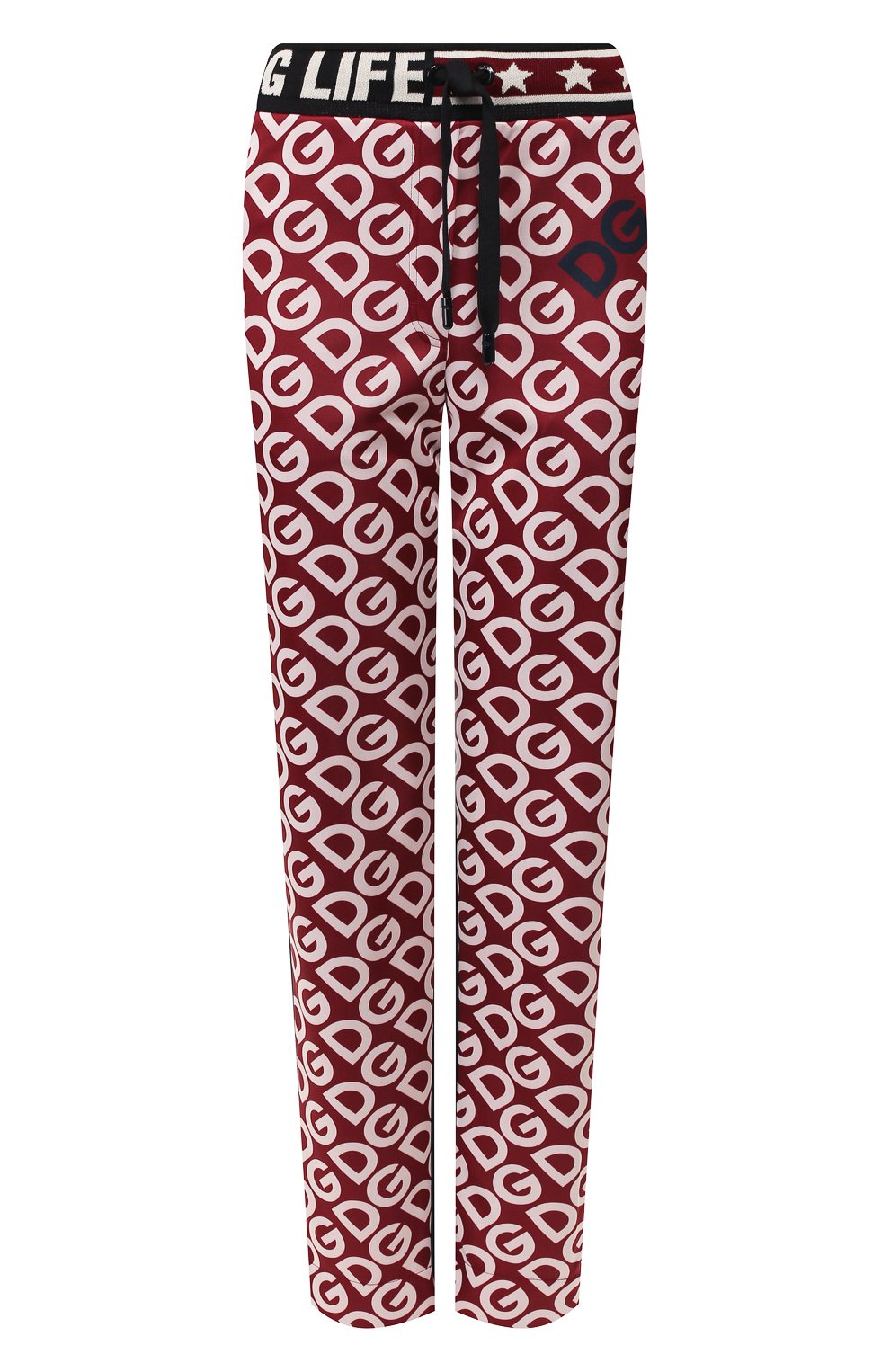 Брюки DOLCE & GABBANA бордового цвета по цене 87600 руб., арт. FTBMBT/FS79D, фото 1 Брюки DOLCE & GABBANA, арт. FTBMBT/FS79D, фото 1