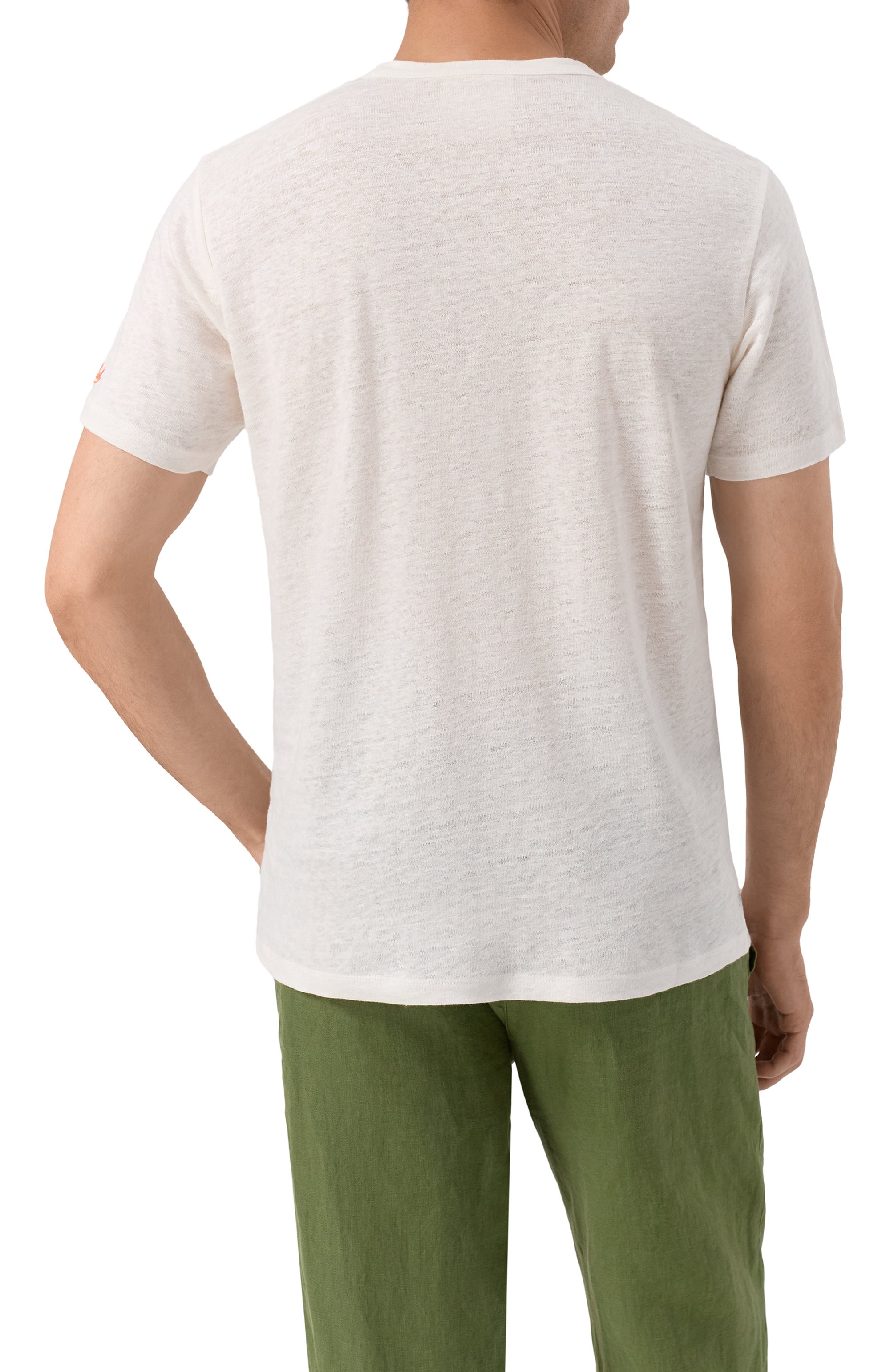 Льняная футболка MC2 SAINT BARTH, арт. STBM ECSTASEA/02841H, фото 4