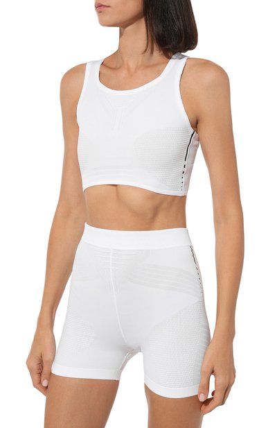 Бра-топ prada linea rossa PRADA белого цвета по цене 98000 руб., арт. 129311-1YCE-F0964-211, фото 3 Бра-топ prada linea rossa PRADA, арт. 129311-1YCE-F0964-211, фото 3