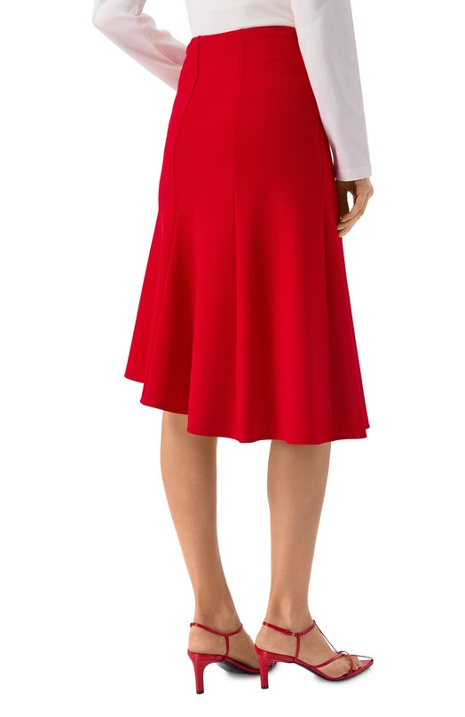 Юбка из вискозы Jil Sander J02MA0365/J20340 Красный  J02MA0365/J20340 Фото 4