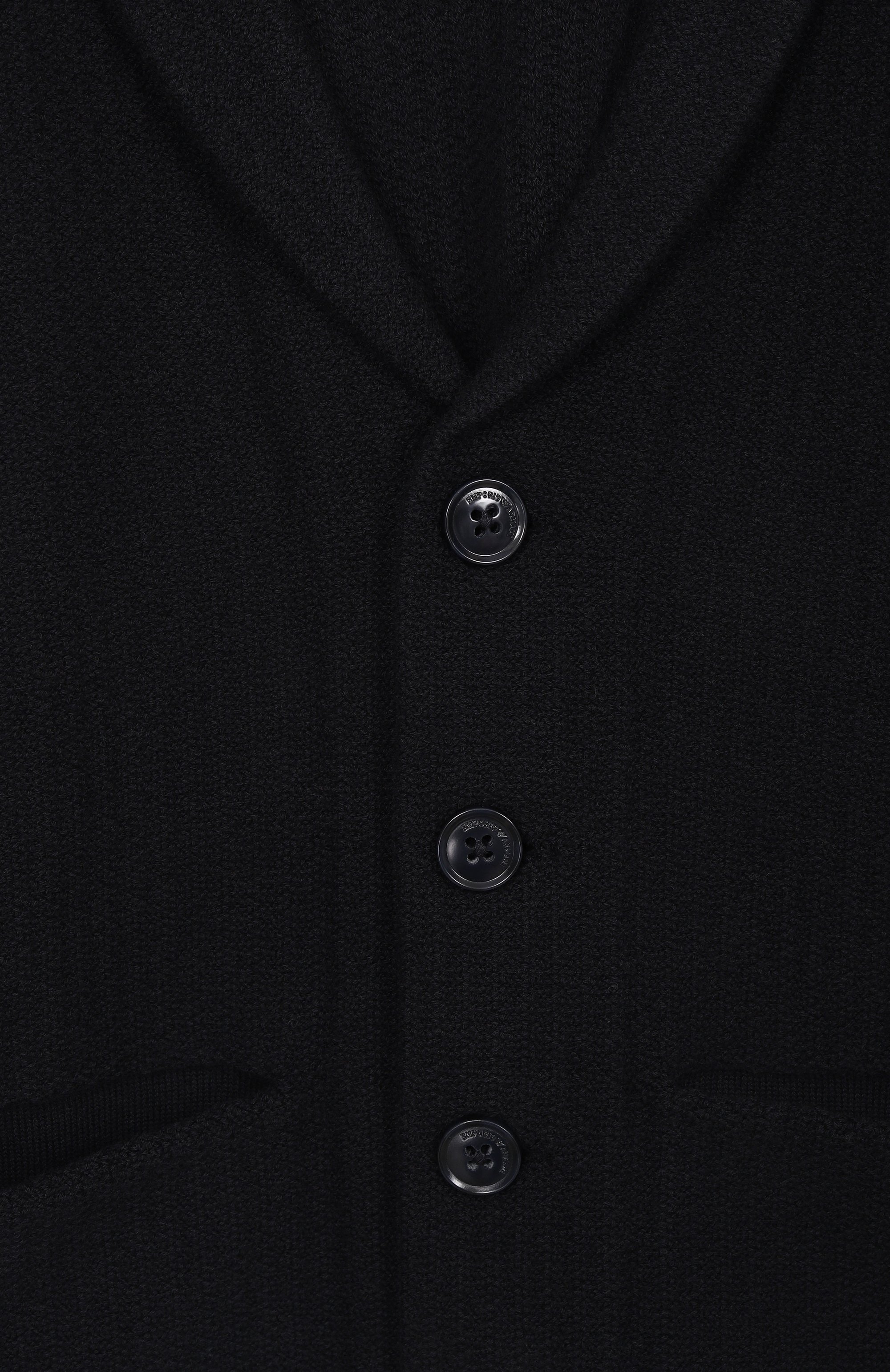 Хлопковый кардиган EMPORIO ARMANI темно-синего цвета по цене 28150 руб., арт. EB001215/AF23408, фото 3 Хлопковый кардиган EMPORIO ARMANI, арт. EB001215/AF23408, фото 3