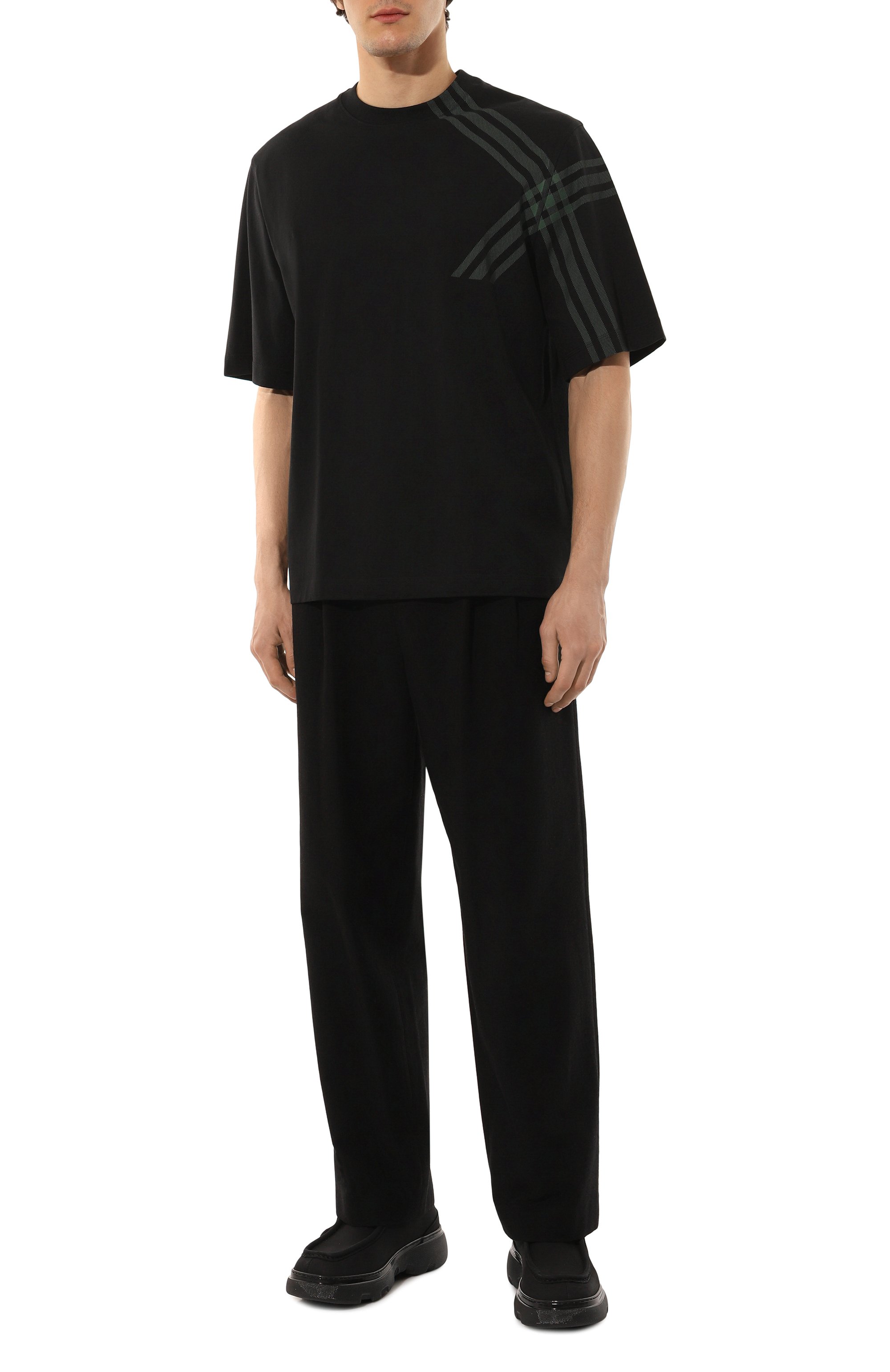 Хлопковая футболка BURBERRY, арт. 8084684, фото 2