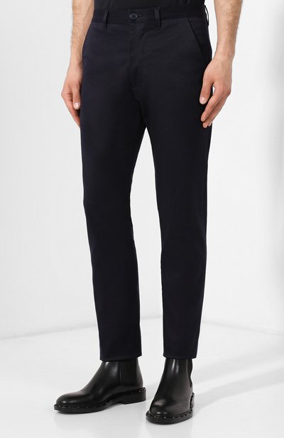 Хлопковые брюки  SAINT LAURENT, арт. 582300/Y812K, фото 3