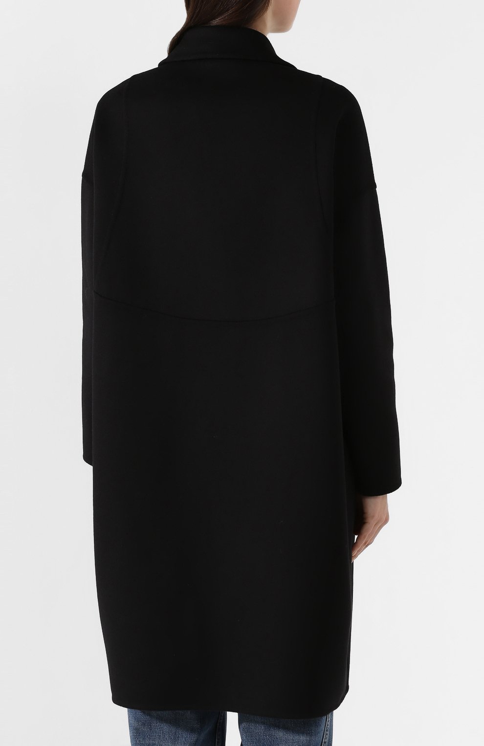 Шерстяное пальто STELLA MCCARTNEY черного цвета по цене 165000 руб., арт. 573928/SMB09, фото 4 Шерстяное пальто STELLA MCCARTNEY, арт. 573928/SMB09, фото 4