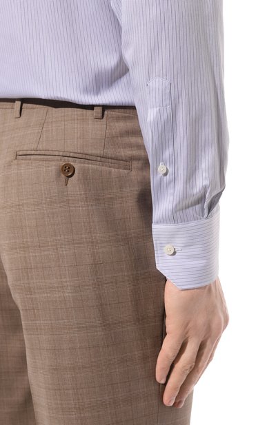 Хлопковая сорочка ZEGNA, арт. 701042A7/9MS0BA, фото 5