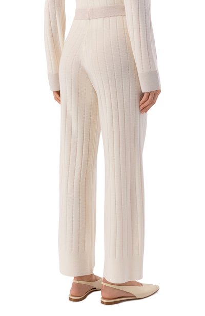 Шерстяные брюки YUZEFI, арт. R0WAN-TUCK STITCH TR0USERS/KNIT, фото 4