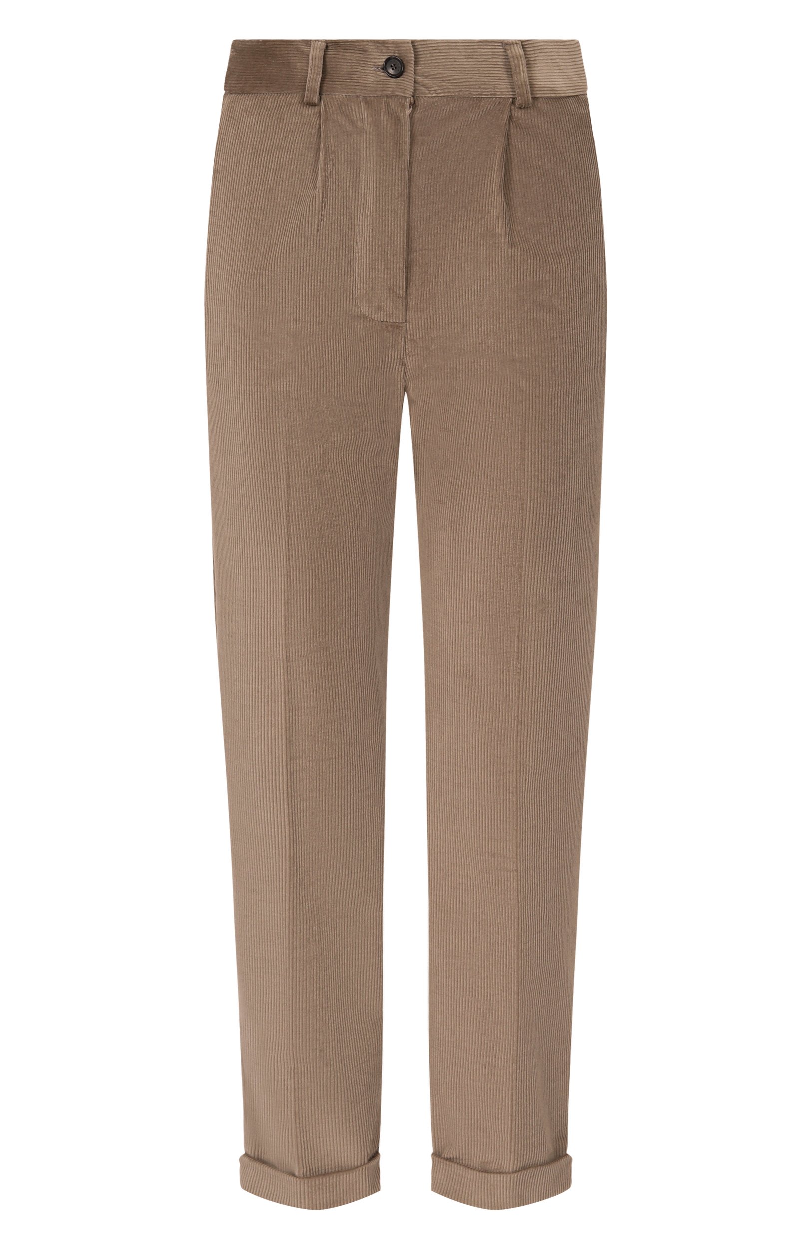 Вельветовые брюки KITON серого цвета по цене 158000 руб., арт. D50105K0133G, фото 1 Вельветовые брюки KITON, арт. D50105K0133G, фото 1