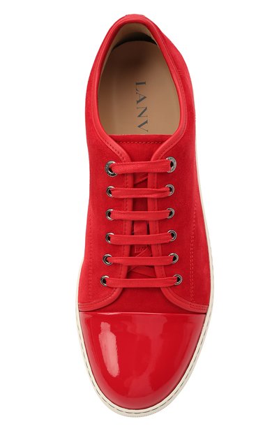 Замшевые кеды dbb1 LANVIN красного цвета по цене 49150 руб., арт. FM-SKDBB1-VBAL-A21, фото 5 Замшевые кеды dbb1 LANVIN, арт. FM-SKDBB1-VBAL-A21, фото 5