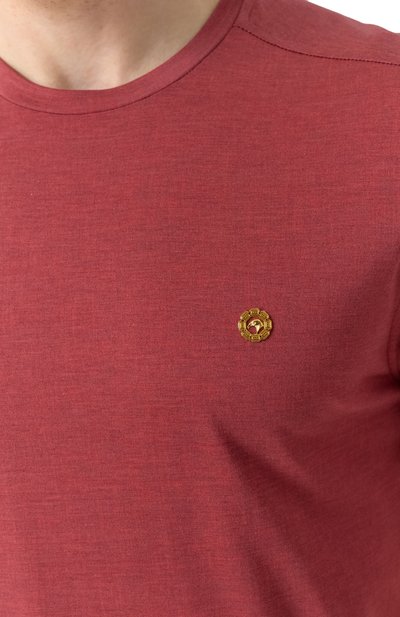 Футболка из шелка и хлопка STEFANO RICCI, арт. MNH5104350/JC2900, фото 5