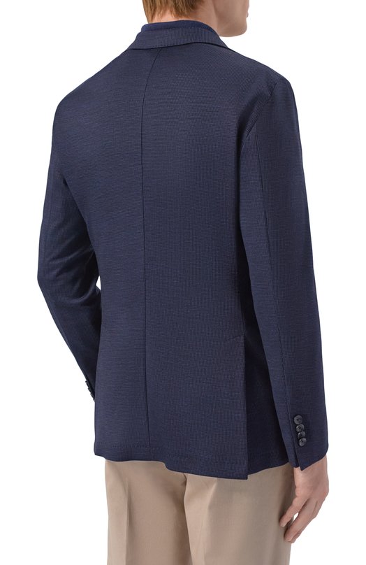 Однобортный пиджак Sartoria Latorre JD74/JJ204 Синий  JD74/JJ204 Фото 5