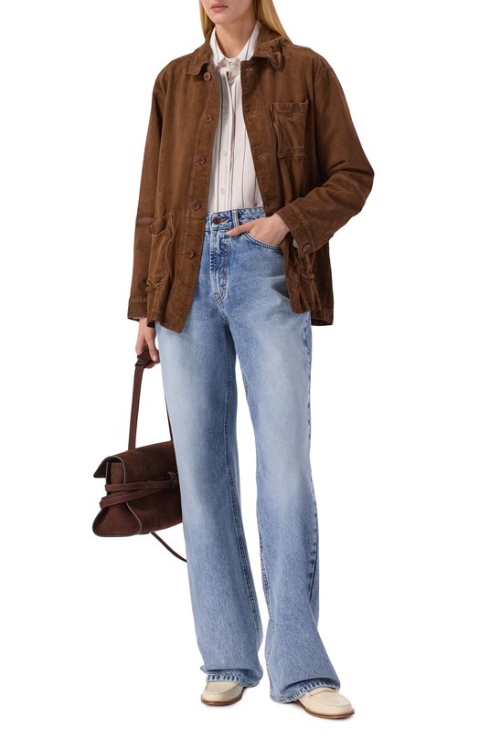 Замшевая куртка P.A.R.O.S.H. D431845/MARFA Коричневый  D431845/MARFA Фото 2