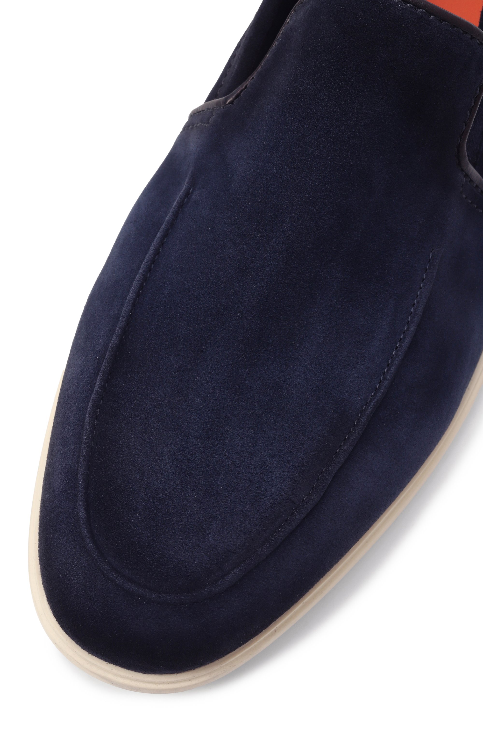 Замшевые лоферы malibu SANTONI, арт. MGAG18829TICSEAA, фото 7