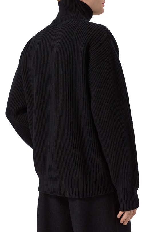 Шерстяной кардиган Jil Sander J22HP0048-J14784 Чёрный  J22HP0048-J14784 Фото 4