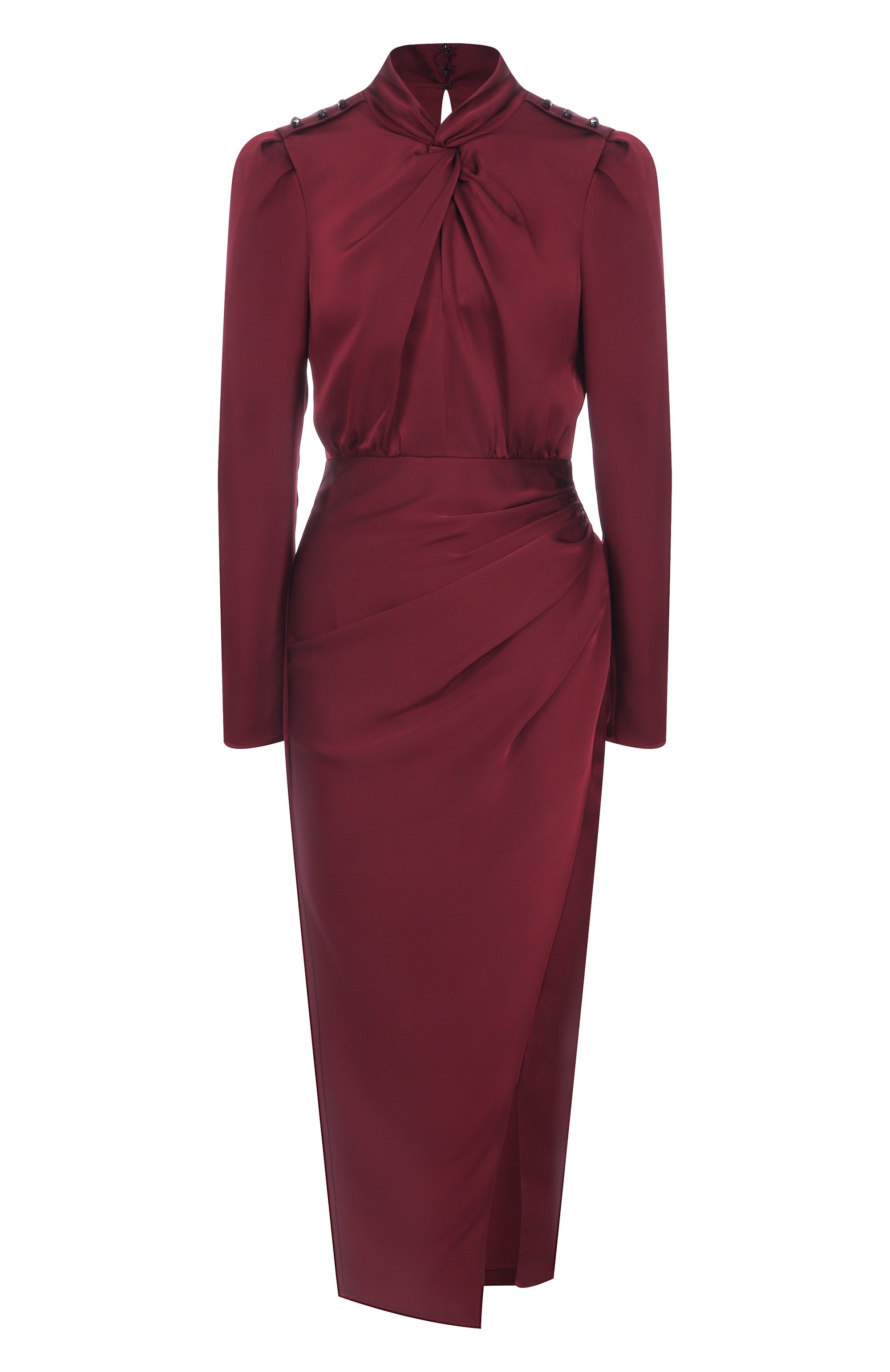 Атласное платье SELF-PORTRAIT, арт. RS25911MR, фото 1