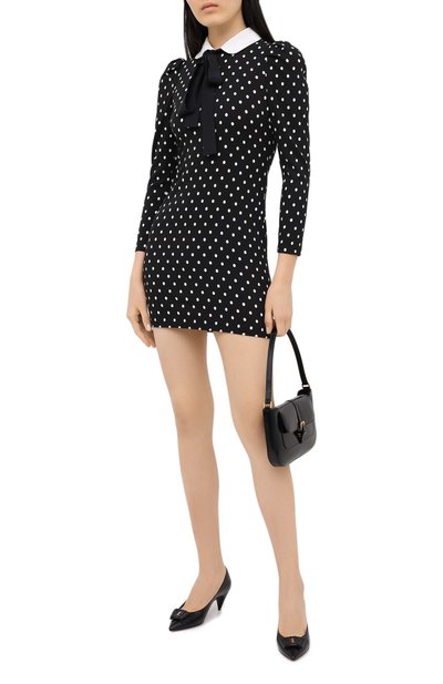 Платье REDVALENTINO черно-белого цвета по цене 51850 руб., арт. UR0VAT80/5EK, фото 2 Платье REDVALENTINO, арт. UR0VAT80/5EK, фото 2
