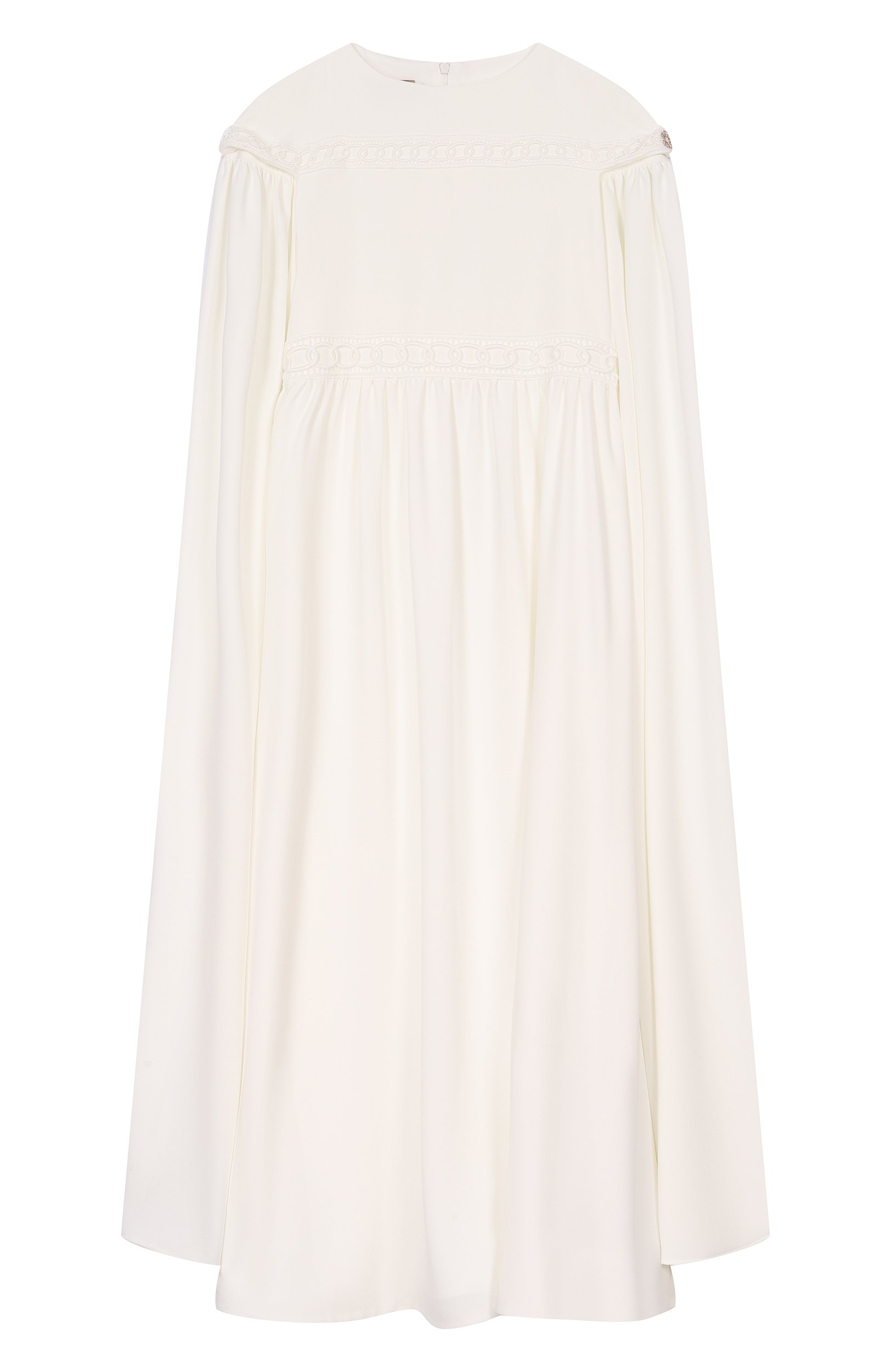 Платье ELIE SAAB KIDS молочного цвета по цене 103500 руб., арт. EFAB126 MXML/TS1036_001, фото 1 Платье ELIE SAAB KIDS, арт. EFAB126 MXML/TS1036_001, фото 1