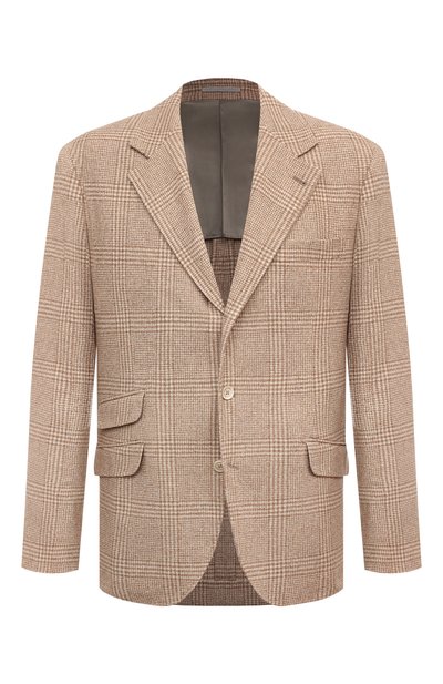Мужской пиджак из шерсти и шелка BRUNELLO CUCINELLI, арт. MY4367BWD