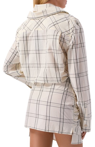 Хлопковое платье THE ATTICO, арт. 260WCA00458/CCC125AA, фото 4