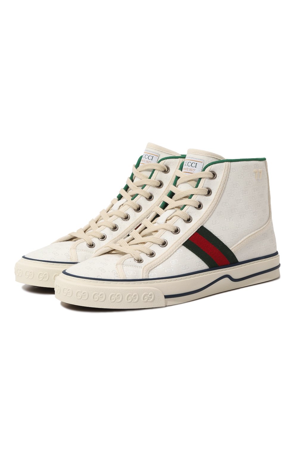 Текстильные кеды tennis 1977 GUCCI, арт. 627838 99WM0,  фото 1
