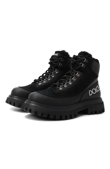 Кожаные ботинки DOLCE & GABBANA, арт. DA5177/AL696/37-38