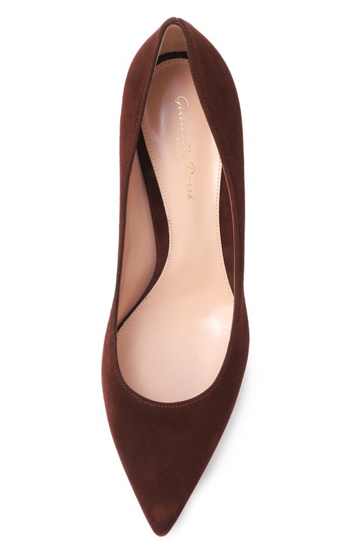 Замшевые туфли Gianvito 70 Gianvito Rossi G26770.70RIC.CAMCH0C Коричневый  G26770.70RIC.CAMCH0C Фото 6