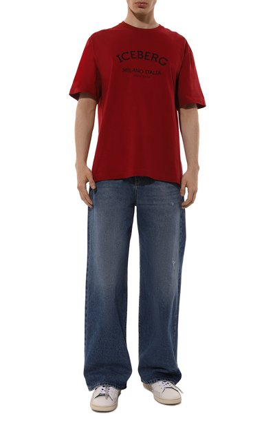 Хлопковая футболка ICEBERG, арт. F02N/6325, фото 2