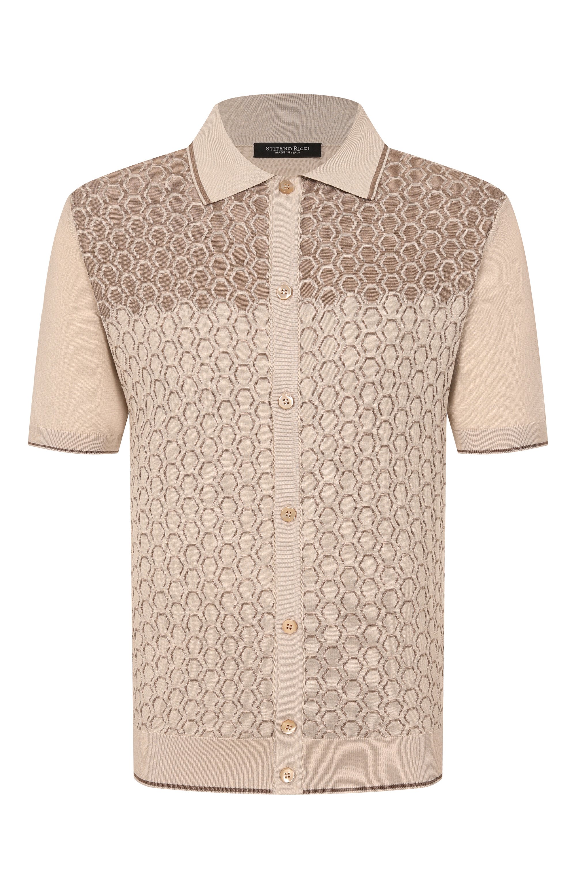 Рубашка из шелка и хлопка STEFANO RICCI, арт. K818109PAM/F26175, фото 1