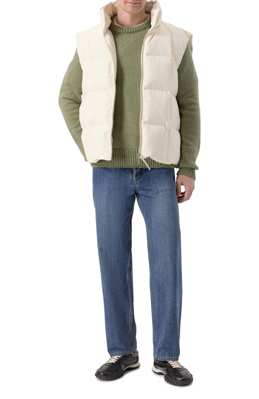 Пуховый жилет Jil Sander J47AF0152-J74276 Кремовый  J47AF0152-J74276 Фото 2