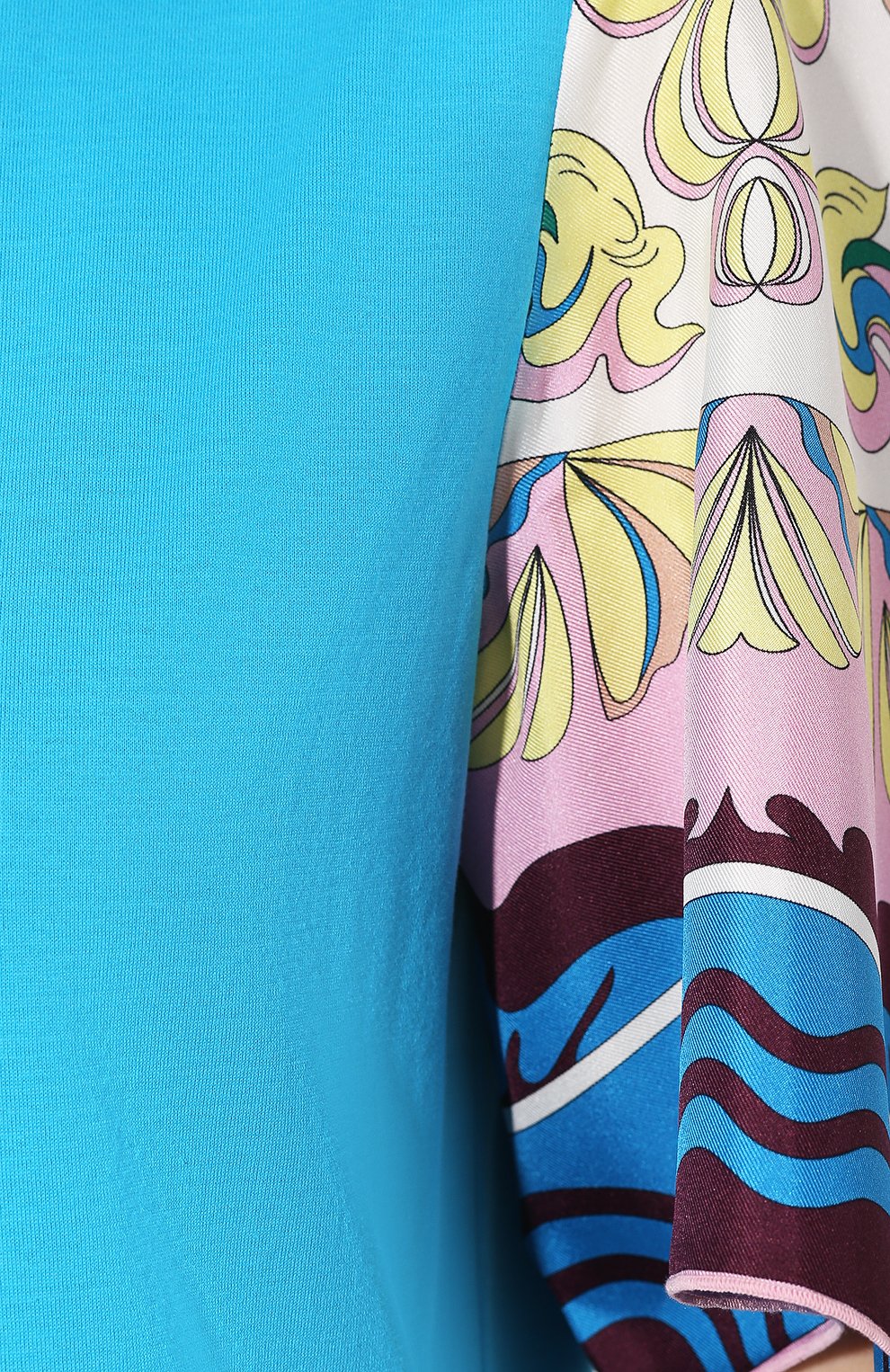 Футболка из смеси хлопка и шелка EMILIO PUCCI, арт. 0EJP10/0E988, фото 5