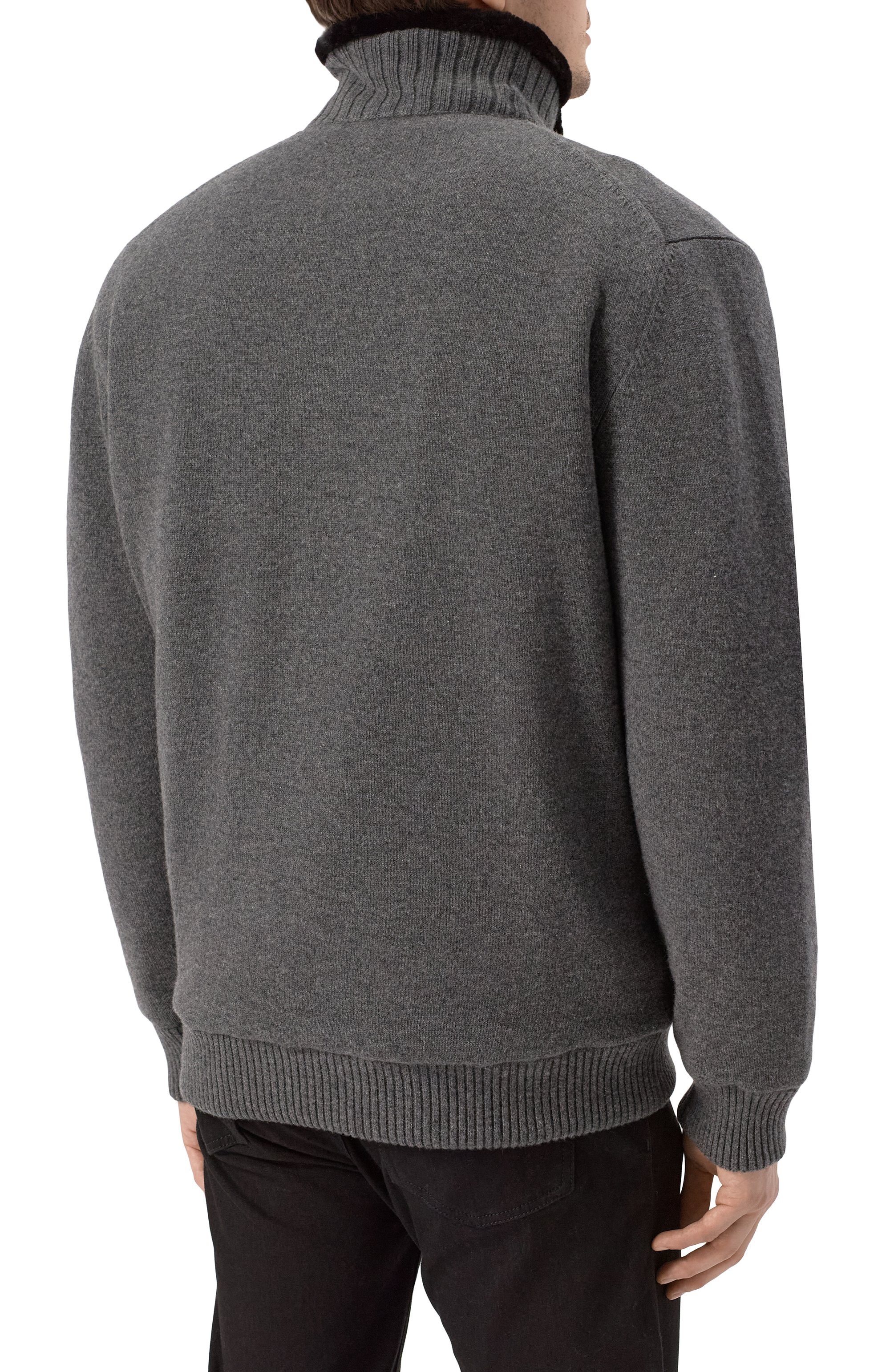 Кашемировый бомбер с подкладкой из бобра KANGRA, арт. 9150/09 02, фото 4