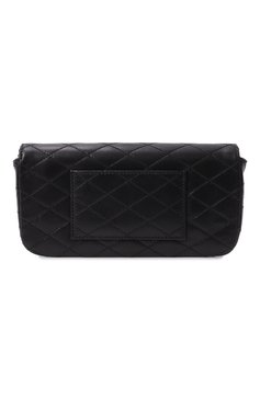 Женская сумка gaby SAINT LAURENT черного цвета, арт. 754051/1EL07 | Фото 6 (Драгоценные камни: Проставлено; Ремень/цепочка: На ремешке; Материал сплава: Проставлено; Материал: Натуральная кожа; Размер: mini)