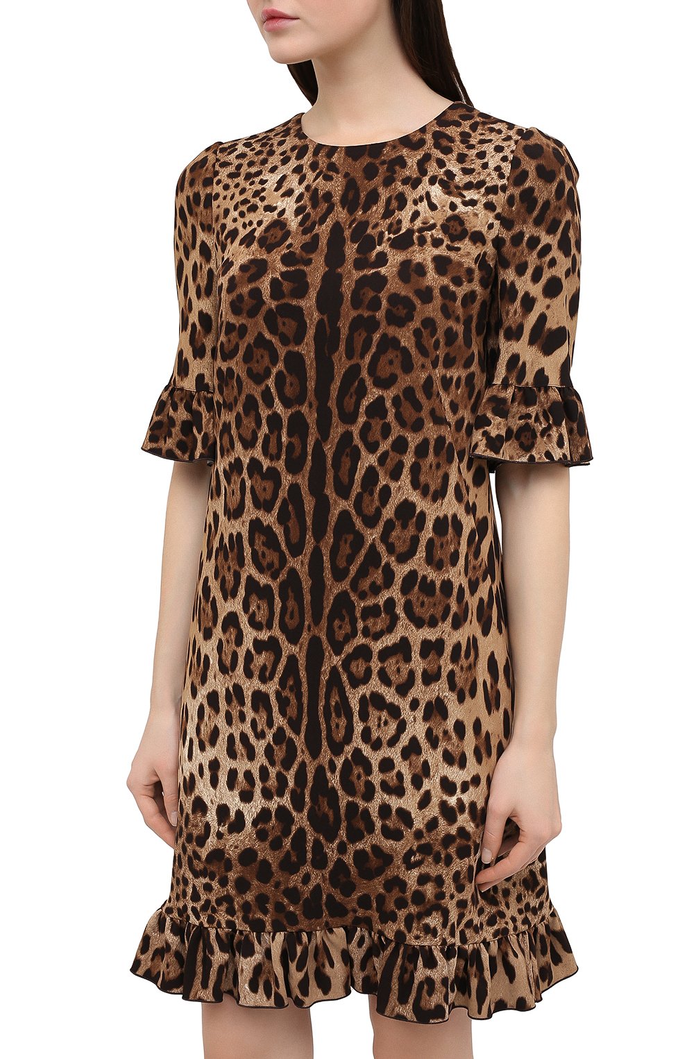 Платье из вискозы DOLCE & GABBANA, арт. F6I6XT/FSRKI, фото 3