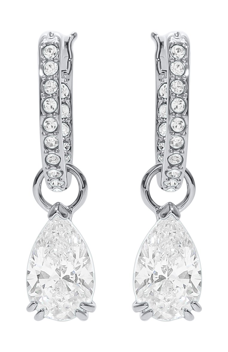 Женские серьги millenia SWAROVSKI серебряного цвета, арт. 5636716 | Фото 1 (Нос: Не проставлено; Региональные ограничения белый список (Axapta Mercury): Не проставлено; Материал: Металл, Кристаллы)