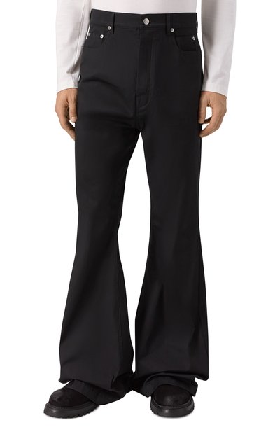 Хлопковые брюки RICK OWENS, арт. RU02E1335/TE, фото 3