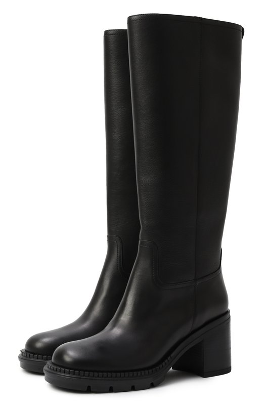 Кожаные сапоги Casadei 1S370A0801C2860 Чёрный 1S370A0801C2860