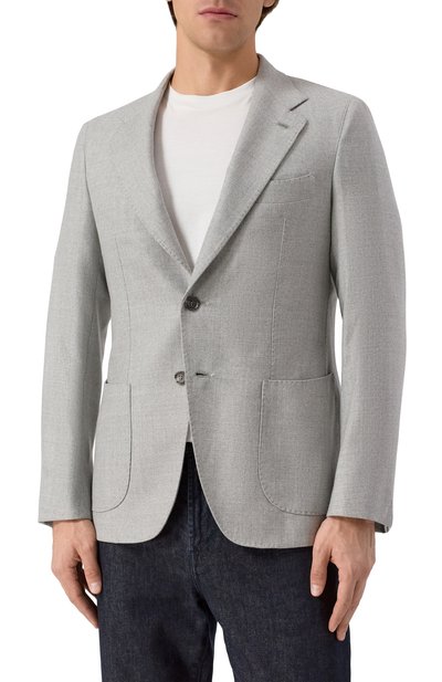 Пиджак из шерсти и кашемира ANDREA CAMPAGNA, арт. VATICAN0/T25219-501/1, фото 4