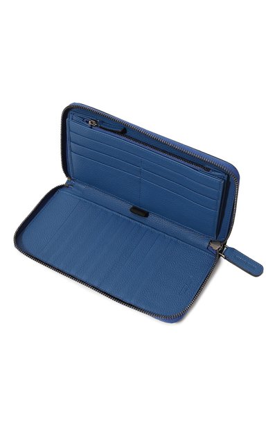 Кожаное портмоне GIORGIO ARMANI синего цвета по цене 95950 руб., арт. Y2R010/YTI9J, фото 3 Кожаное портмоне GIORGIO ARMANI, арт. Y2R010/YTI9J, фото 3