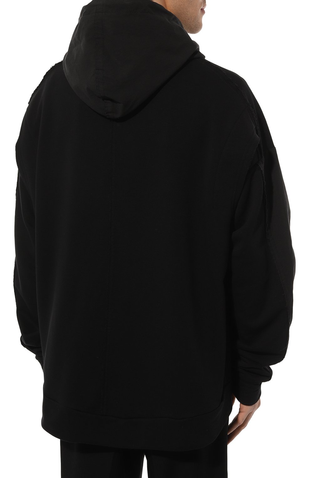 Хлопковое худи 139DEC, арт. SW551-BK-BK, фото 4